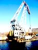 Floating crane, working condition