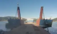 242ft (73.8m) Landing Craft Barge