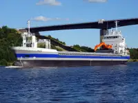 FOR SALE: 5,000 DWT Cargo Ship 2001 Damen Built w/ Excavator | CM1126