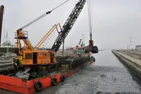 SELF PROPELLED CRANE BARGE