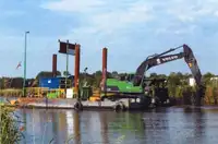 PONTOON FOR EXCAVATOR / DREDGING / CONSTRUCTION WORKS